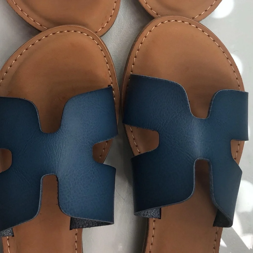 Blue Sandals Shoes size 6